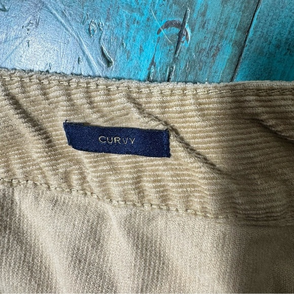 Talbots Curvy Tan Corduroy Pants Size 22 - Picture 10 of 12